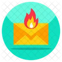Burning Mail  Icon