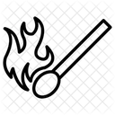 Burning Matchstick  Icon