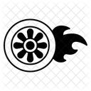Burning Tire  Icon