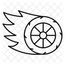Burning Tire  Icon
