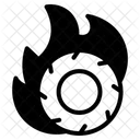 Burning Tire  Icon