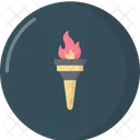 Burning torch  Icon