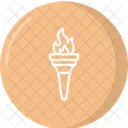 Burning torch  Icon