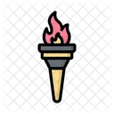 Burning Torch Fire Torch Flaming Torch Icon