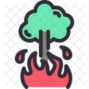 Burning Tree  Icon