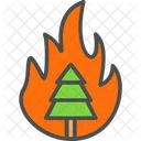 Burning Tree  Icon