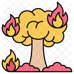 Burning Tree  Icon