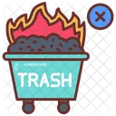 Burning waste  Icon