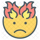 Burnout Emoji Icon