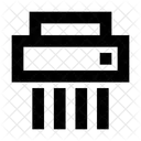 Buro Aktenvernichter Papier Symbol