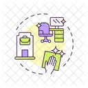 Buroreinigung Buro Reinigung Symbol