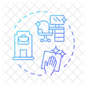 Büro putzen  Symbol