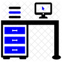 Computertisch Computer Buro Icon