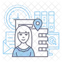 Büroalltag  Symbol