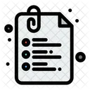 Büroklammer  Symbol