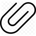 Buroklammer Papier Halter Icon