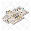 Buroraum Buro Mitarbeiter Symbol