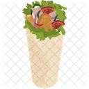 Burrito Fast Food Food Dish Icon