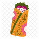 Burrito Tortilla Meal Icon