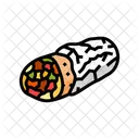 Burrito Fast Food Icon