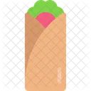 Burrito Fast Food Tortilla Icon