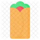 Burrito Tortilla Fast Icon