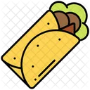 Burrito Meal Roll Icon