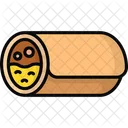 Burrito Tortilla Wrap Icon