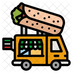 Burrito Food Truck  Icon