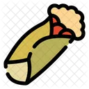 Burrito Mexican Food Lettuce Icon