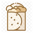 Burrito Taco Fast Food Icon