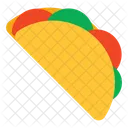Shawarma Burrito Tortilla Icon