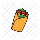 Burrito Food Fast Food Icône