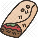 Burrito Tortilla Wrap Icon