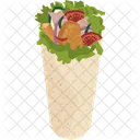Burrito Fast Food Food Dish Icône