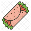 Burrito Tortilla Fajita Symbol