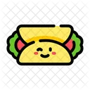 Burrito Tortilla Wrap  Icon