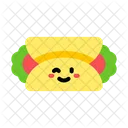 Burrito Tortilla Wrap  Icon
