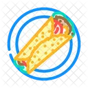 Burritos Mexican Cuisine Icon