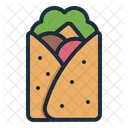 Burritos Snack Food Icon