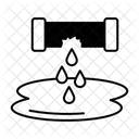 Burst pipe  Icon