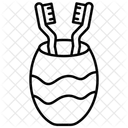 Bürstenhalter  Symbol