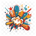 Bursting shapes  Icon
