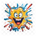 Bursting Shapes Icon