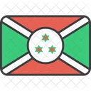 Burundi African Country Icon