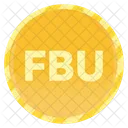 Burundi Franc Coin Burundi Franc Gold Coins Icon