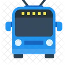 Bus Electric Green Tech Icon