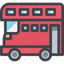 Bus Double Decker Bus Transport Icon