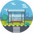 Bus Station Building Icon