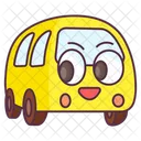 School Car Transport Vehicle Icon